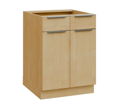 SIS - 6DZ2 spodní skříňka, 2-dveřová, 2-zásuvková, 870x600x600, javor horský